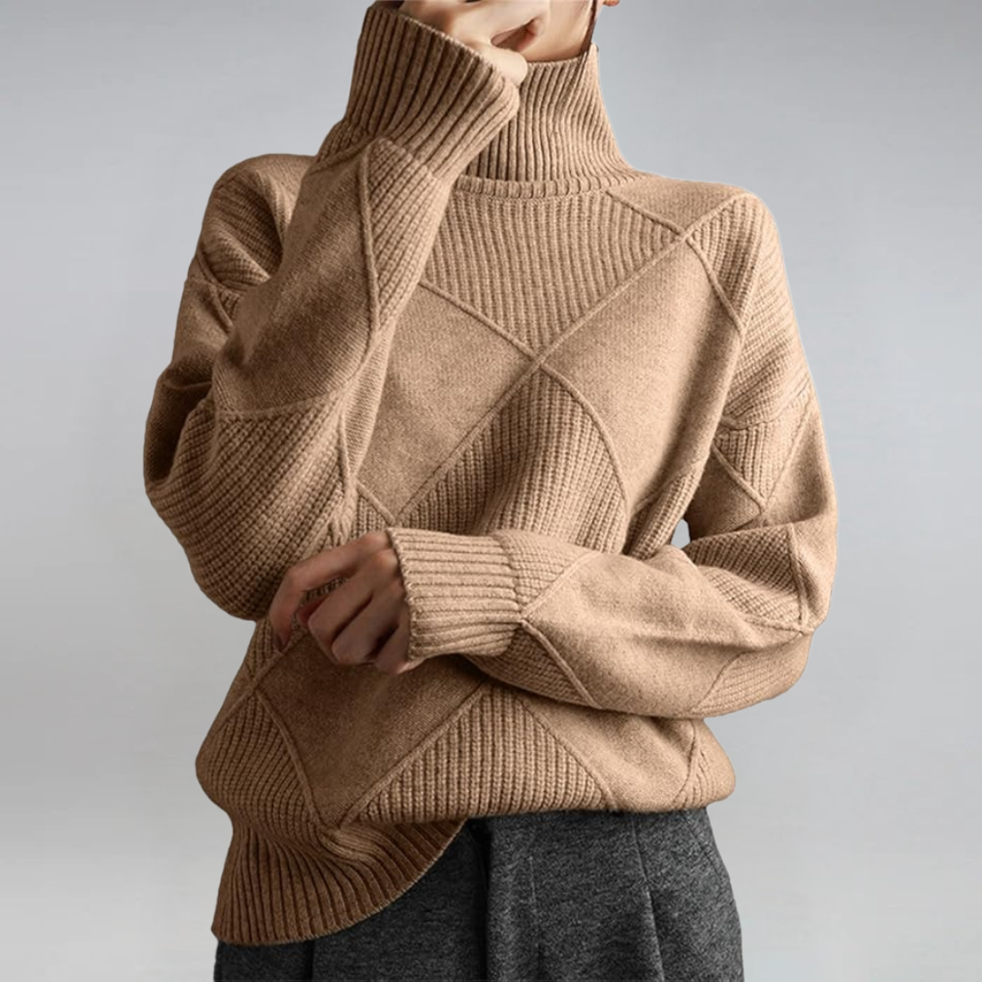 Gerdien | Luxe Col Rol Trui