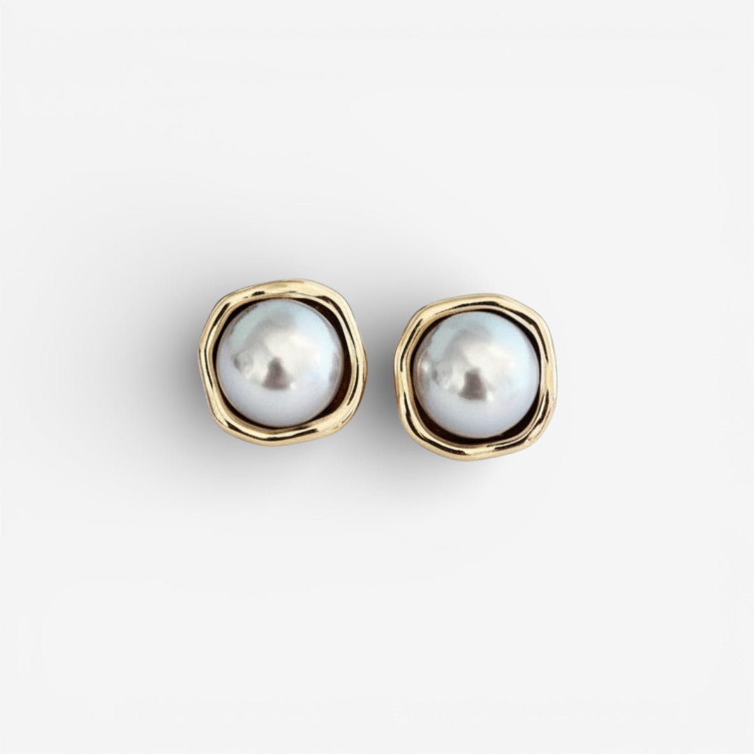 Elegante zwarte pareloorbellen