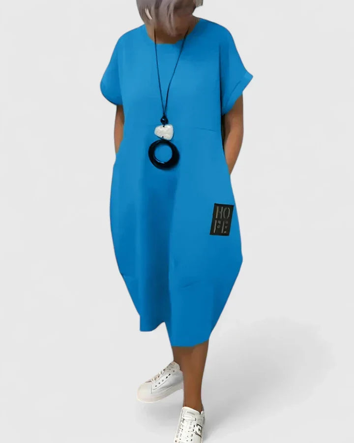 Moniek | Comfortabele Midi Jurk