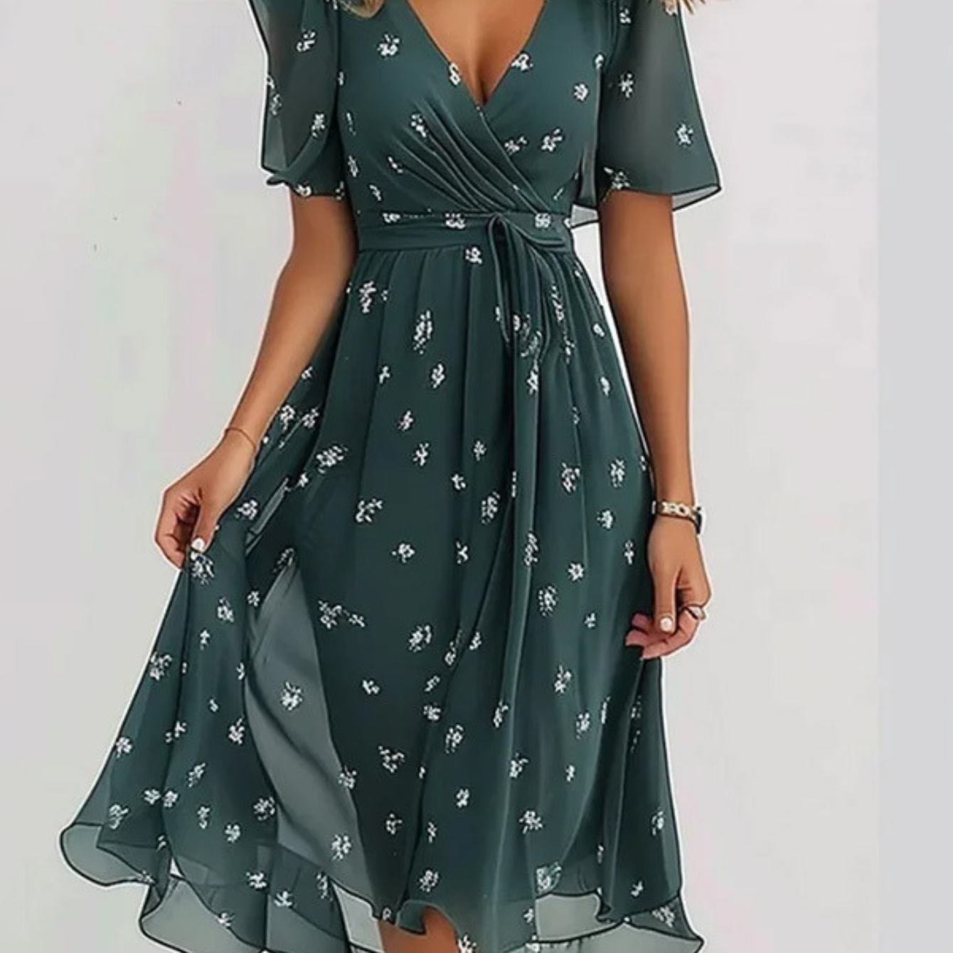 Isa | Zomerjurk met buikbedekking