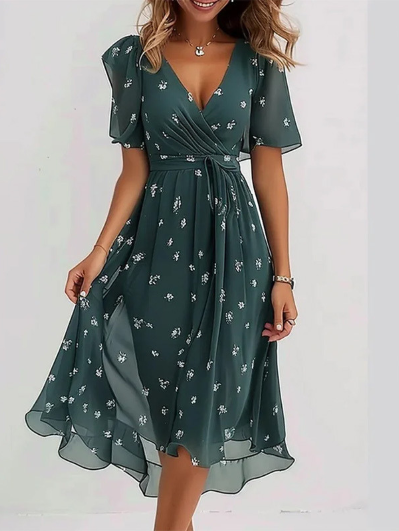 Isa | Zomerjurk met buikbedekking