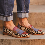 Zelda - Elegante Luipaard Mocassins