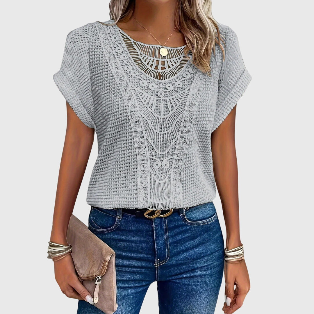 Inge | Elegante Blouse in Ibiza-Stijl