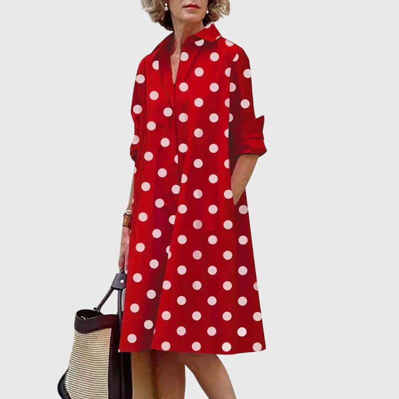 Lieke | Elegante Jurk Met Zakken