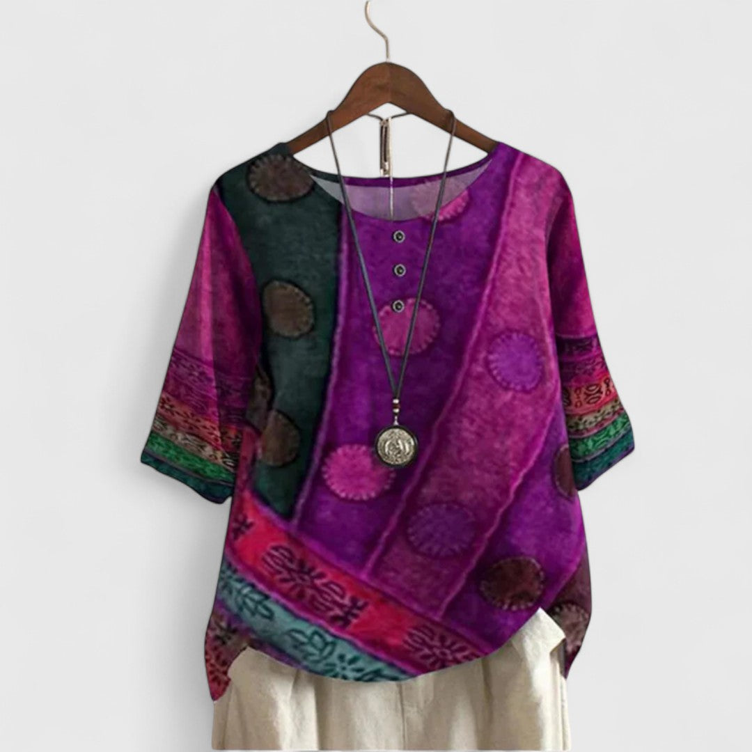 Carine | Elegante Boho Top