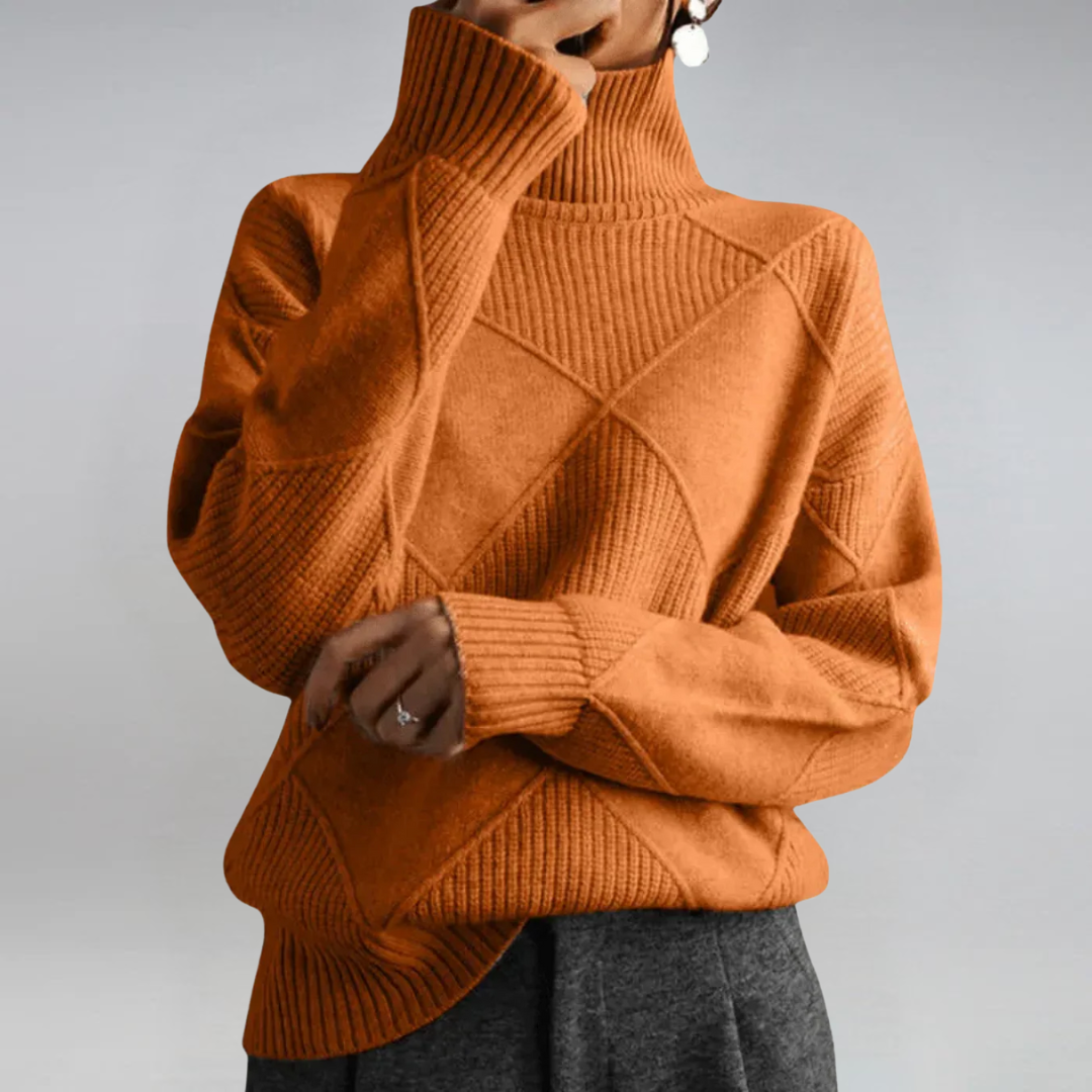 Gerdien | Luxe Col Rol Trui