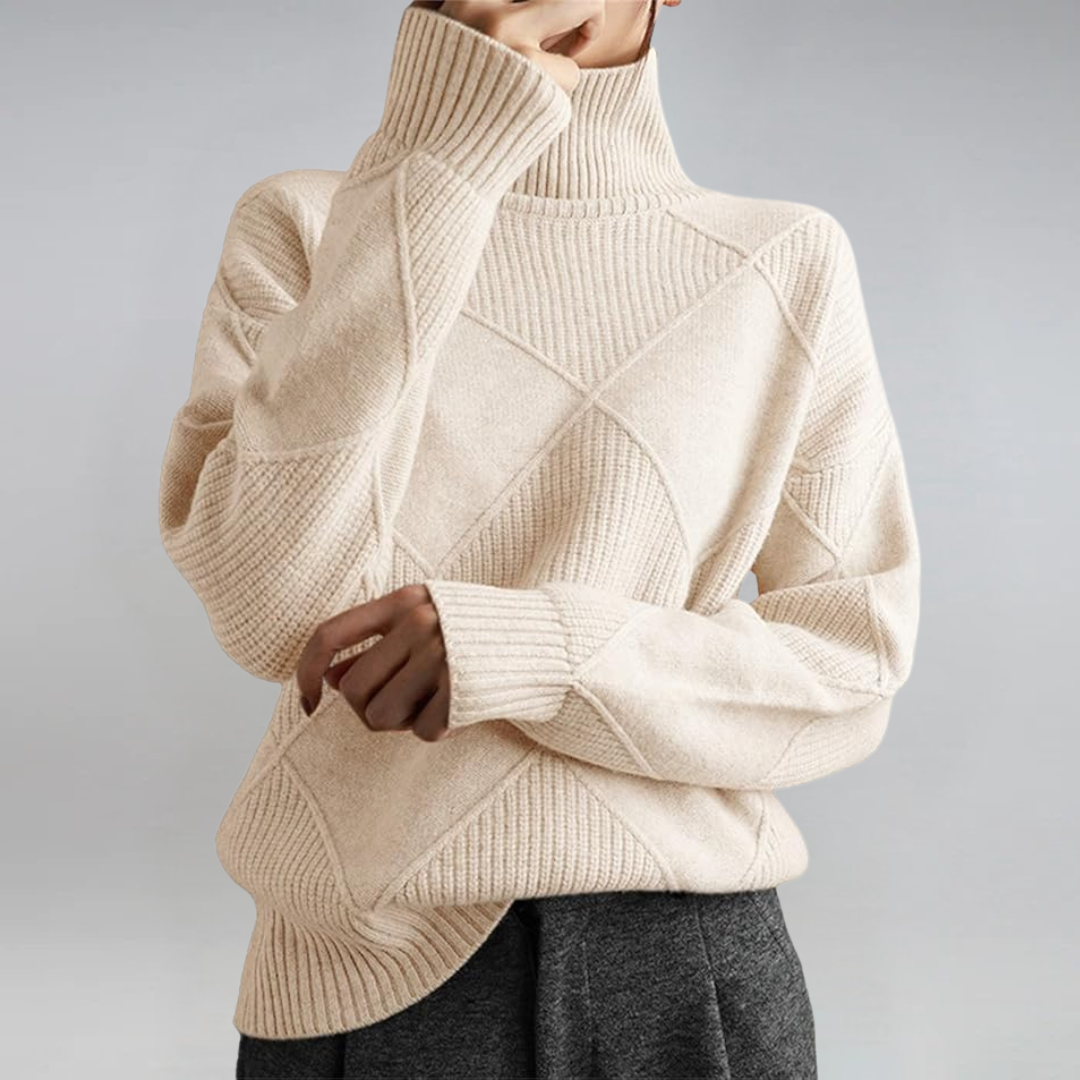 Gerdien | Luxe Col Rol Trui