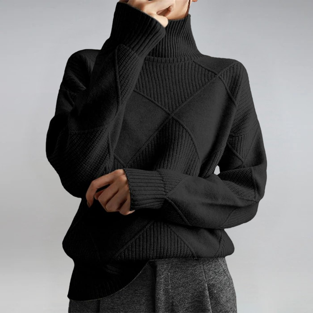 Gerdien | Luxe Col Rol Trui