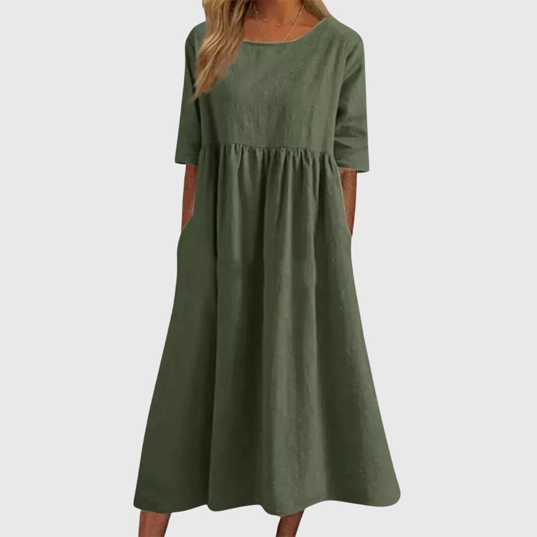 Sandra | Elegante Korte Mouwen Jurk
