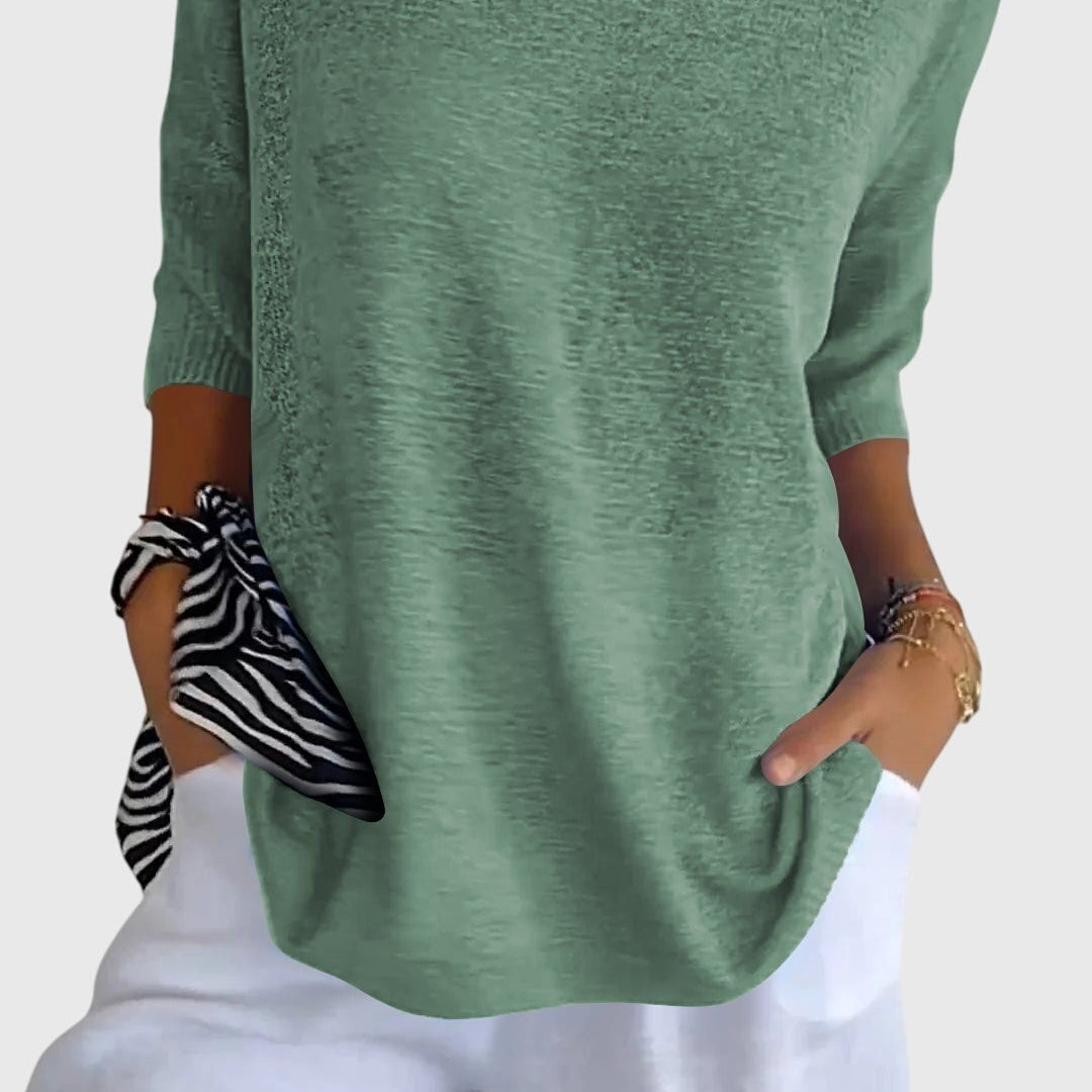 Caroline | Elegante Top met V-Hals
