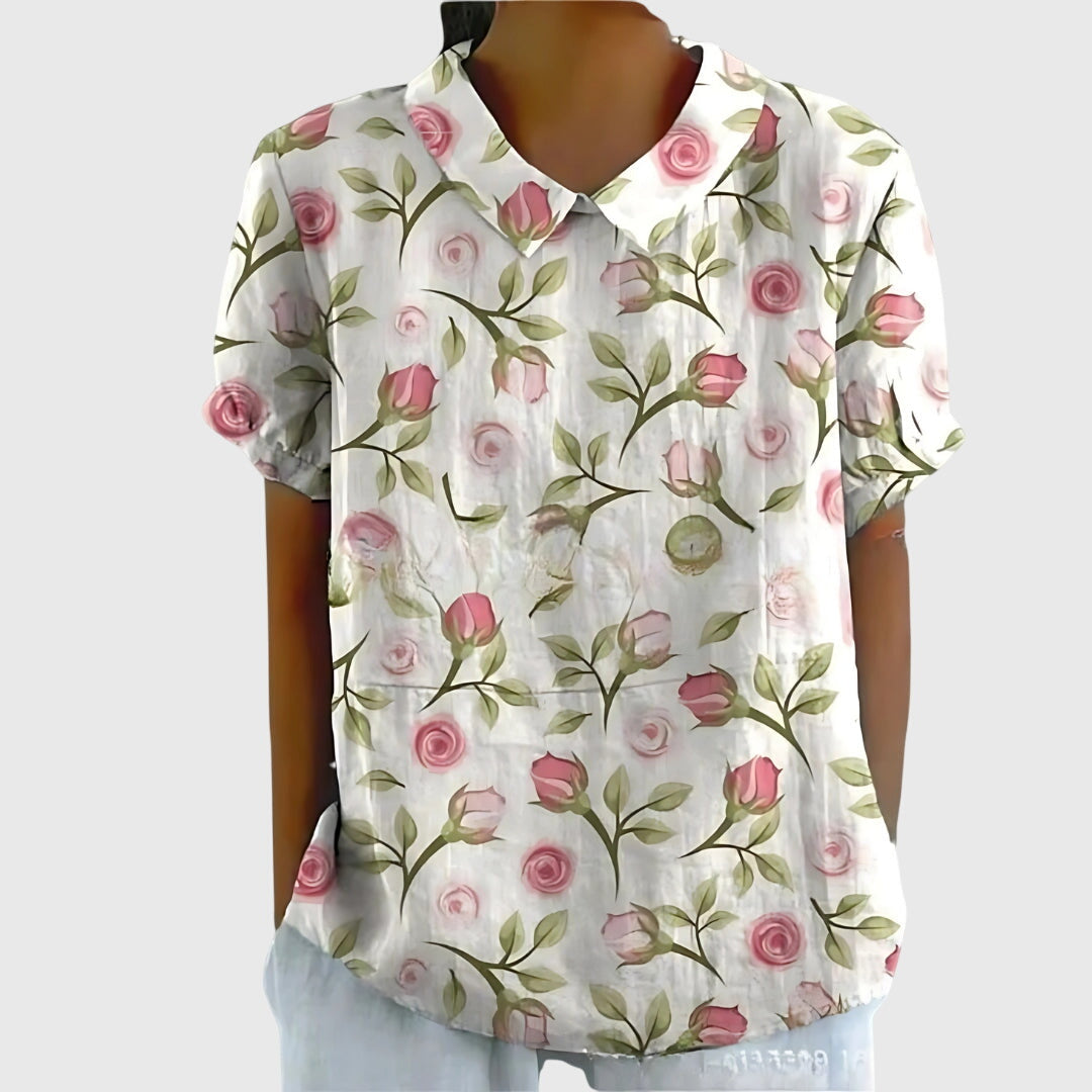 Wanda | Bloemen Blouse