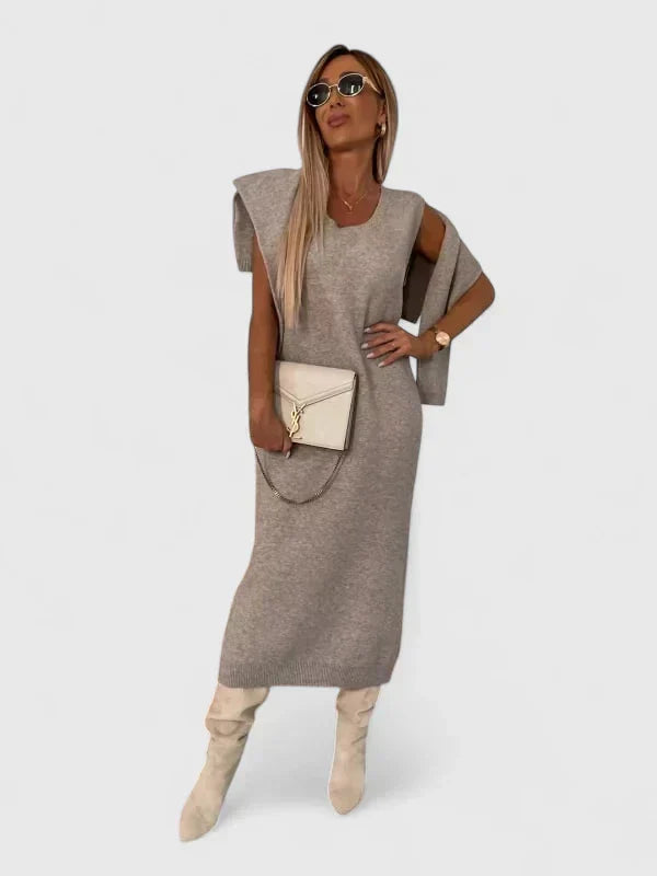 Tine | Elegante Jurk en Coltrui Set