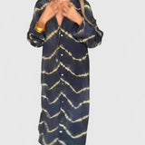 Manon | Elegante Boho Gestreepte Maxi Jurk