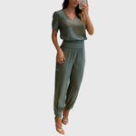 Melanie | Elegante Blouse en Broek Set