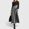 Monique | Elegante Maxi Jurk met Lange Mouwen