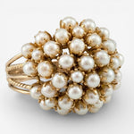 Bush - Ring met Gewikkelde Parels