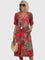Anouk | Elegante Midi Bloemenjurk