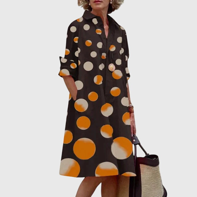 Lieke | Elegante Jurk Met Zakken