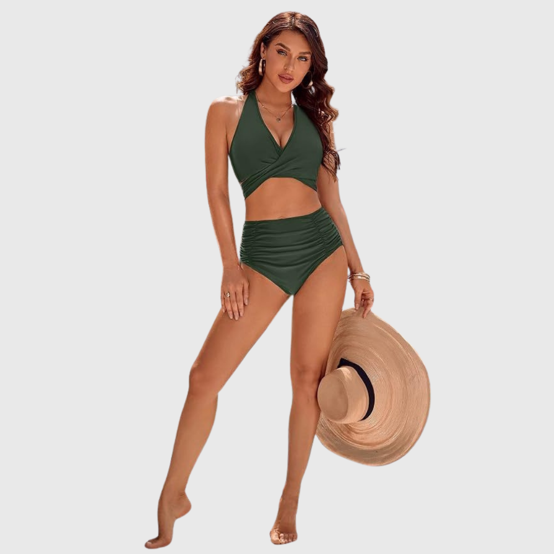 Greetje | Elegante Hoge Taille Bikini Set