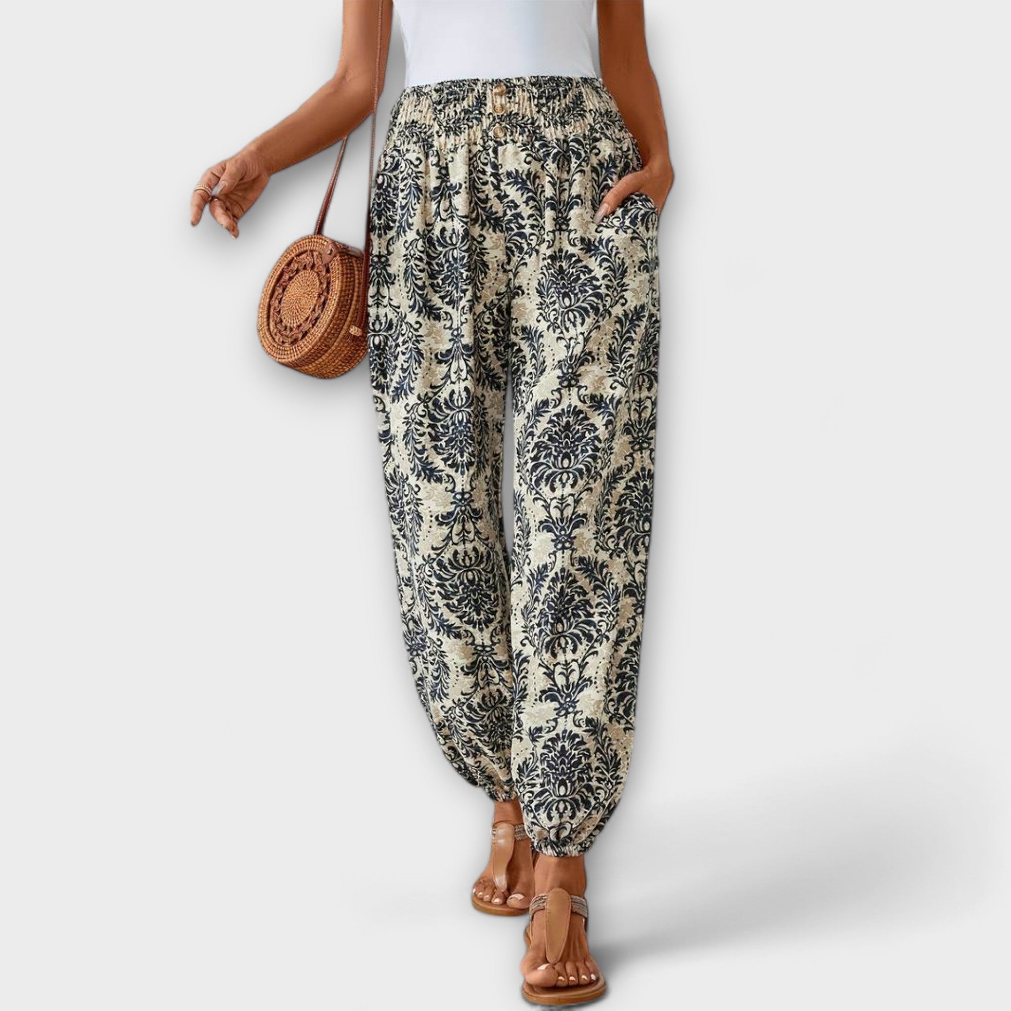 Wanda | Broek met Etnische Grafiek