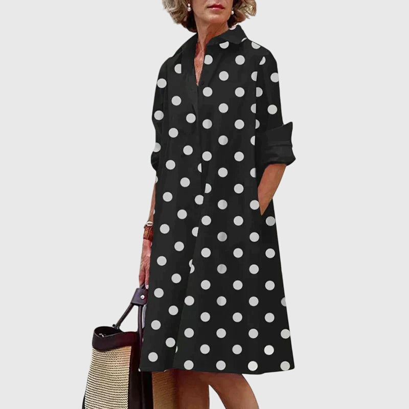 Lieke | Elegante Jurk Met Zakken