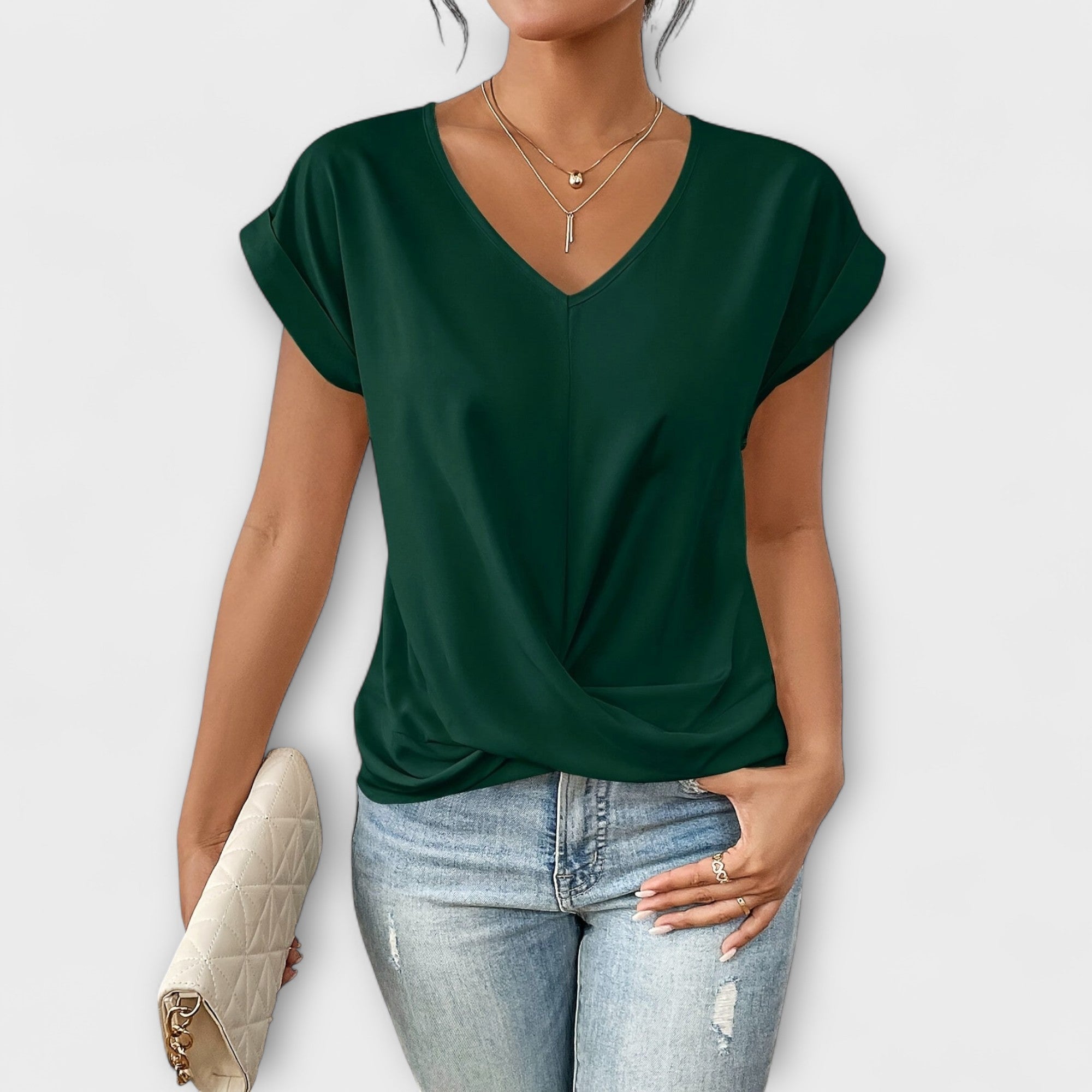 Truus | Elegante top met V-hals