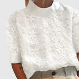 Stien | Elegante Blouse met Hoge Col