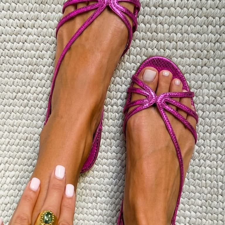 Ginevra | Elegante Gouden Sandalen voor de Zomer