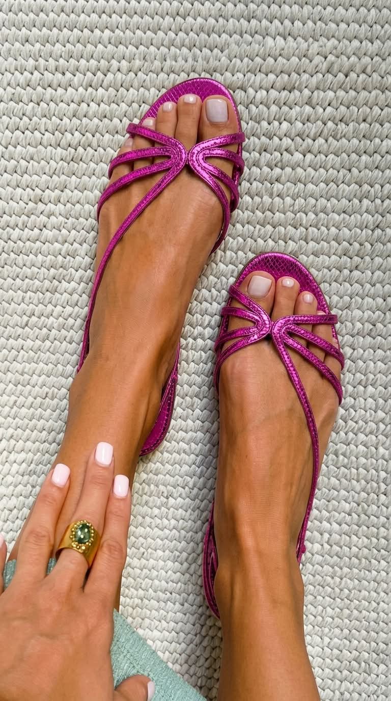 Ginevra | Elegante Gouden Sandalen voor de Zomer