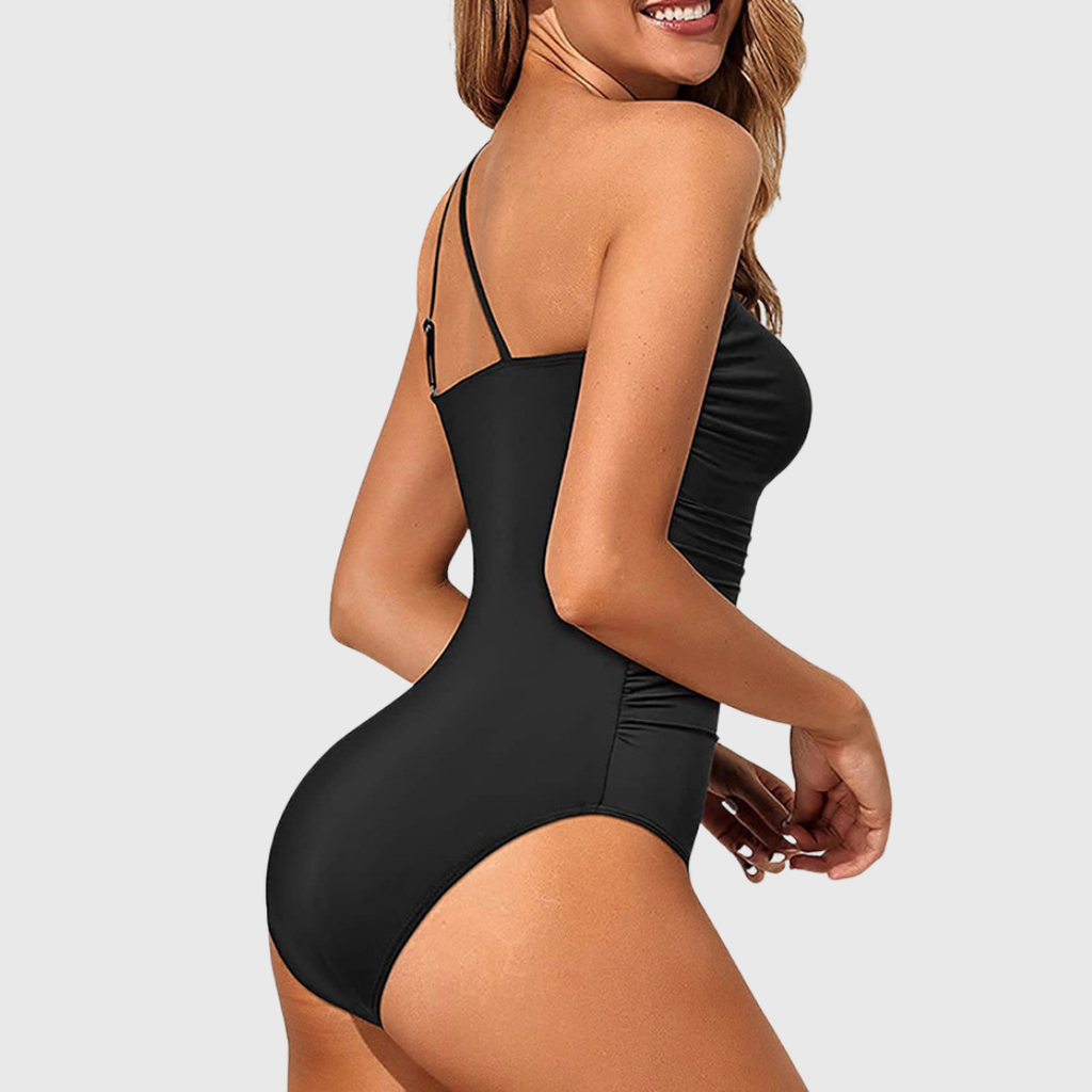 Monique | Sculpting badpak met één schouder