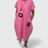 Moniek | Comfortabele Midi Jurk