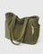 Silvia | Luxe ribbel tas met trendy koorddetails