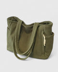 Silvia | Luxe ribbel tas met trendy koorddetails
