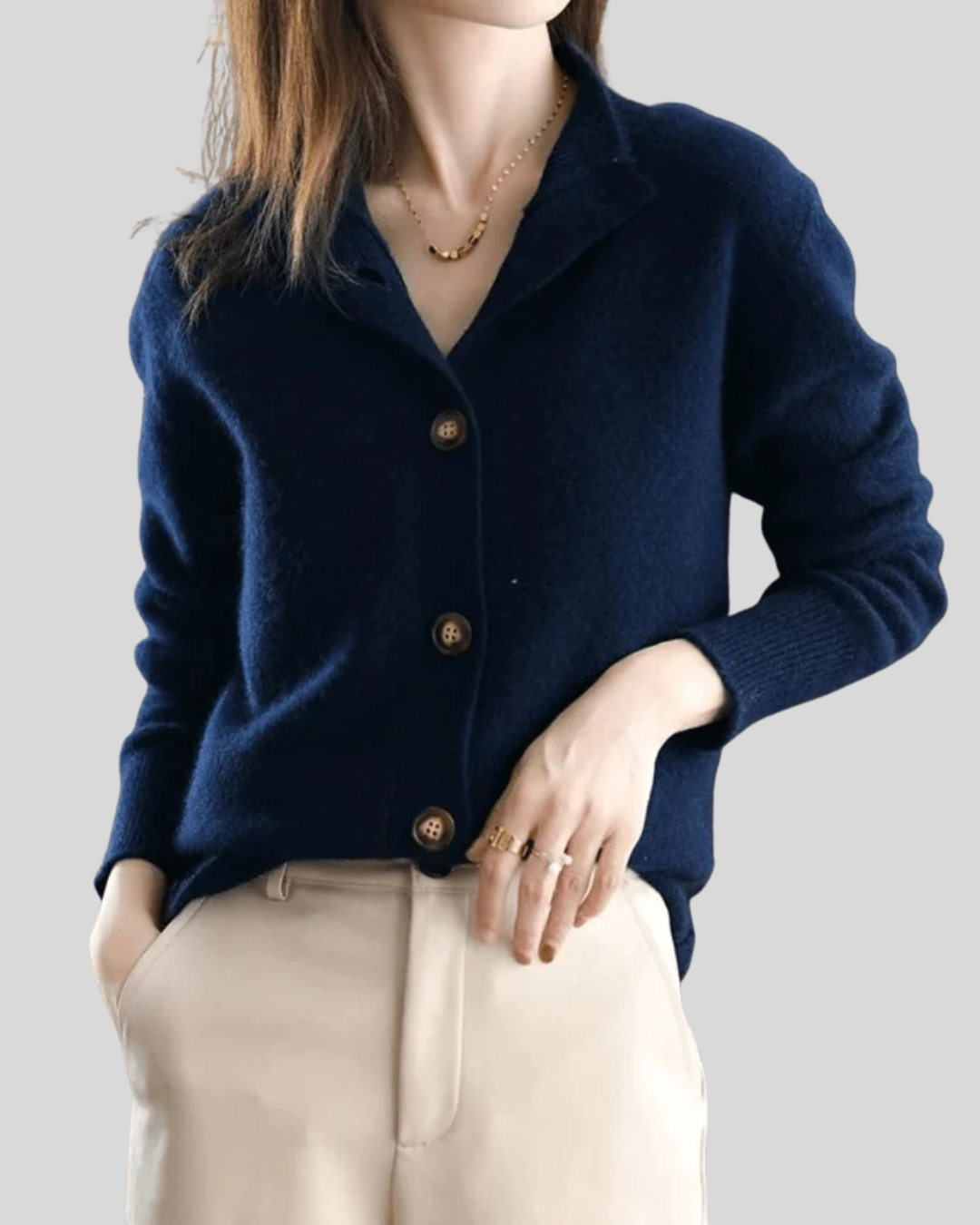 Luna | Retro Stijl Kasjmier Vest