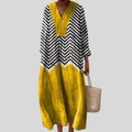Bernadette - Flatterende Gedrukte Zomerjurk