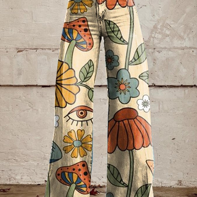 Maxime | Zachte Wilde Patroon Broek
