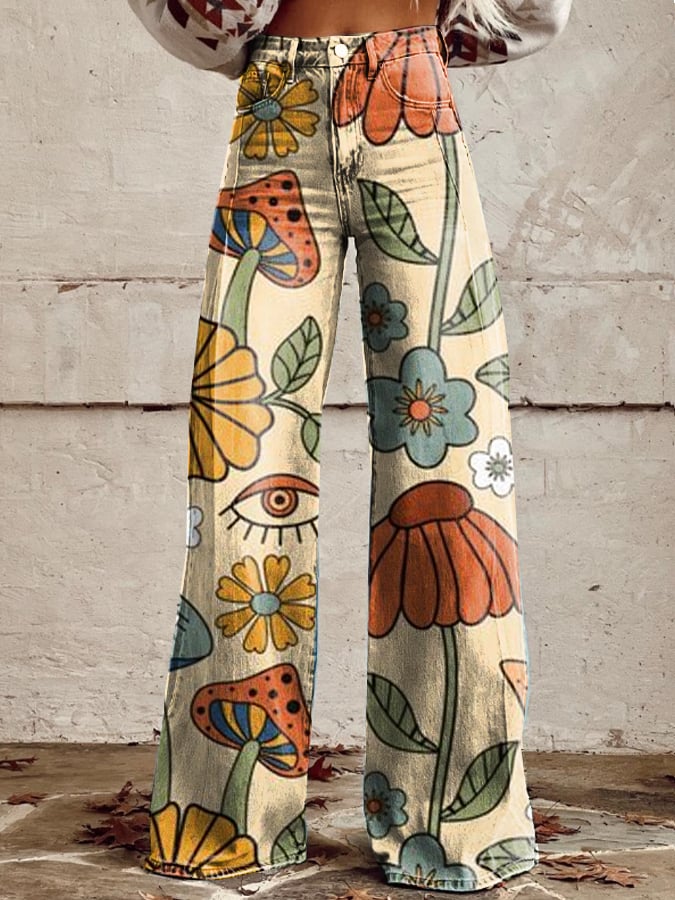 Maxime | Zachte Wilde Patroon Broek