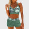 Sabrina | Hoge Taille Rimpel Bikini Set