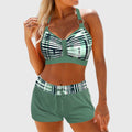 Sabrina | Hoge Taille Rimpel Bikini Set