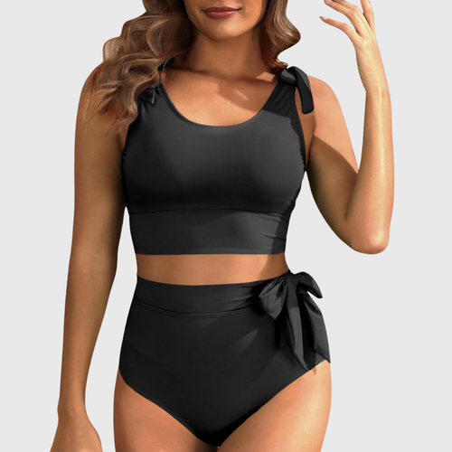 Aagje | Set van Hoge Taille Twee-Delige Bikini