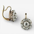 Gouden vintage oorbellen