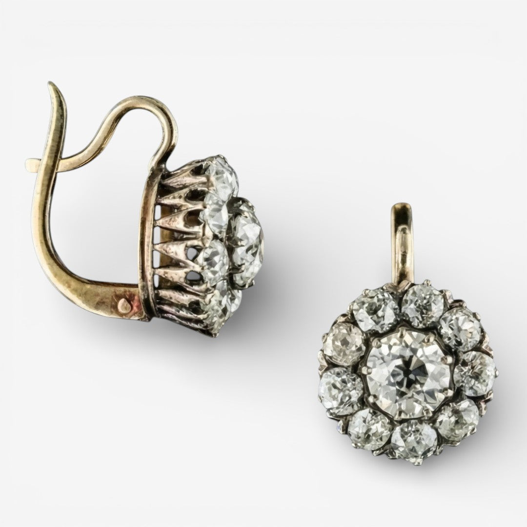 Gouden vintage oorbellen