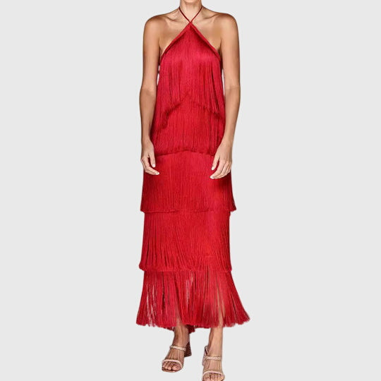 Monique | Fringe Jurk