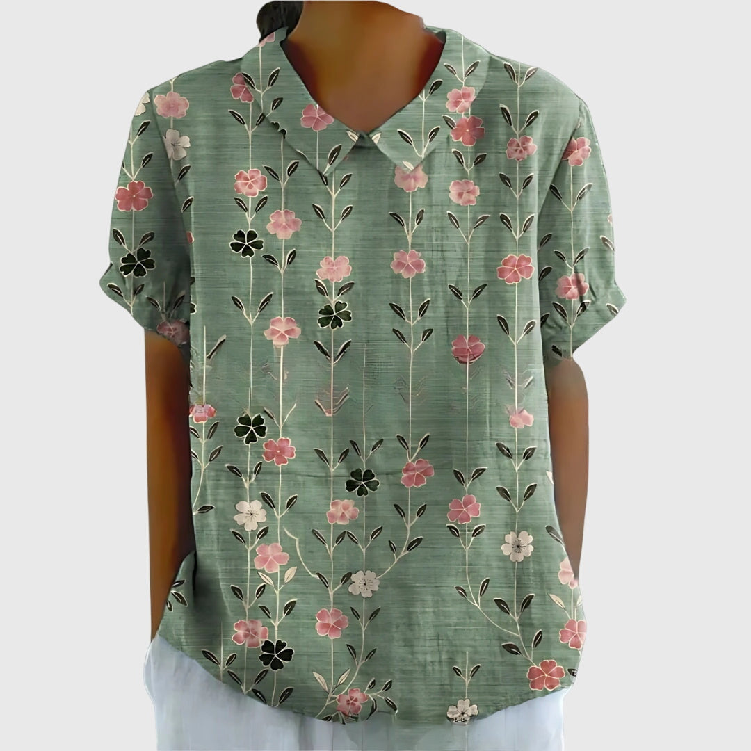 Wanda | Bloemen Blouse
