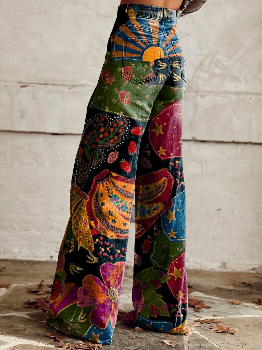 Marit | Authentiek Motief Broek