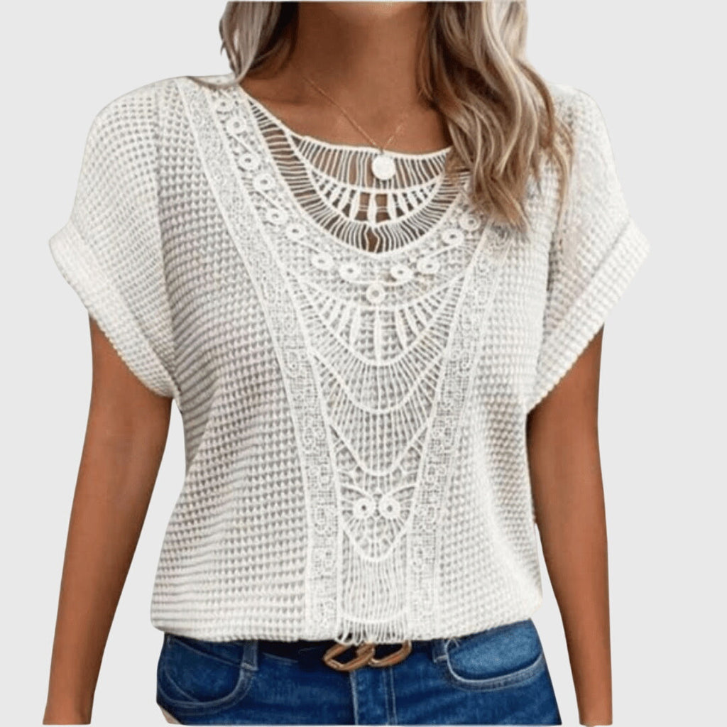 Inge | Elegante Blouse in Ibiza-Stijl