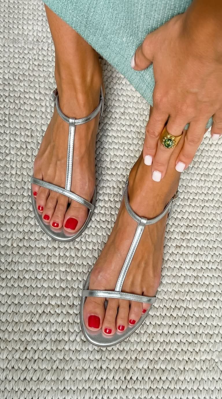 Rosalba | Gouden Lente Sandalen