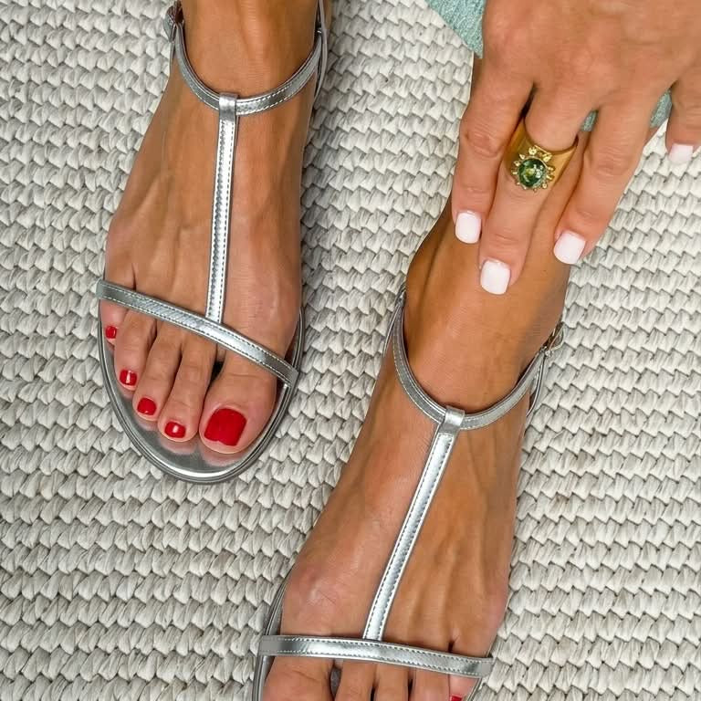 Rosalba | Gouden Lente Sandalen