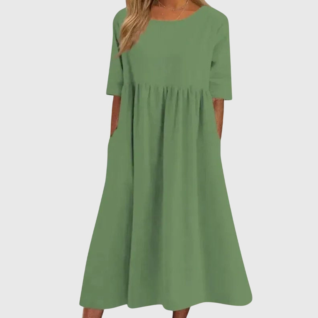Sandra | Elegante Korte Mouwen Jurk