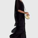 Marjolein | Elegante Lange en Vloeiende Jurk